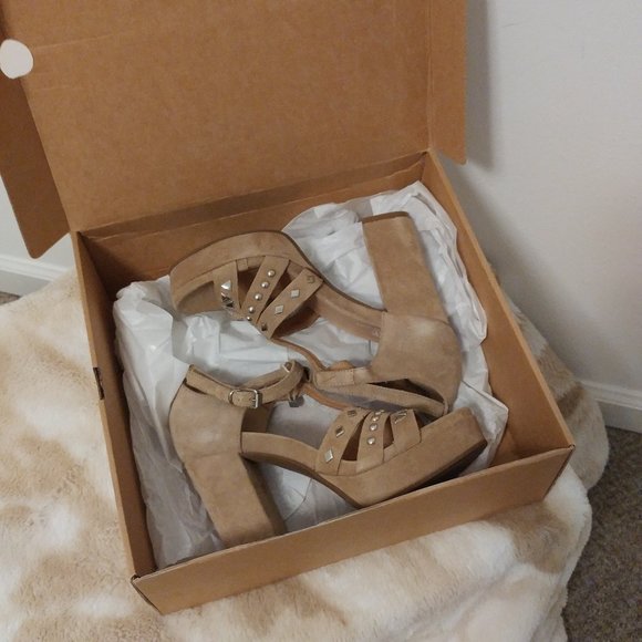 Janet Sport Platform Sandal Size 37 IOB - Picture 2 of 9